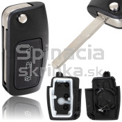 Obal kľúča, holokľúč pre Ford B-MAX, C-MAX, Ecosport, Fiesta VI (MK7), Focus II, 3-tlačítkový, 05 -16 d