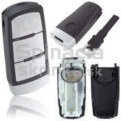 Obal kľúča, holokľúč pre VW Passat B7 trojtlačítkový HU66 d