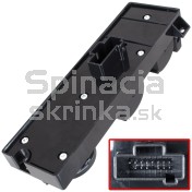 Ovládanie vypínač sťahovania okien, zrkadiel Ford Focus C-MAX 03-07 e