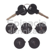 Sada vložiek zámkov dverí 5 ks Citroen Jumpy 95-06 a