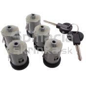 Sada vložiek zámkov dverí 5 ks Peugeot Expert 96-06 c